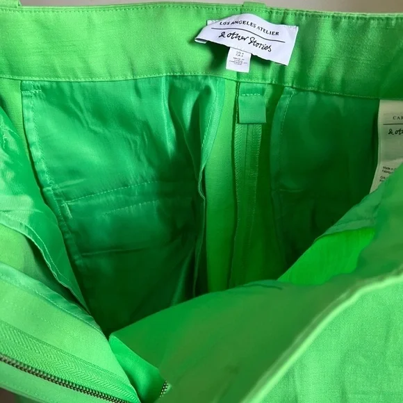 & Other Stories Green Pants in size 4 - Picture 10 of 16